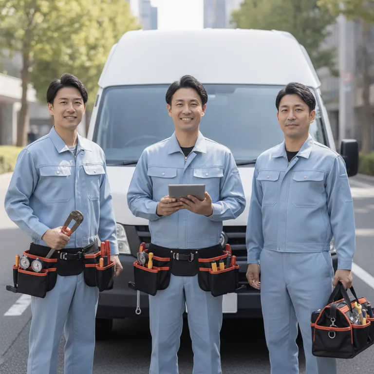 韮崎市での作業